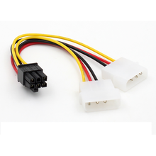 1 шт., Кабель-адаптер для видеокарты Molex IDE-6 Pin PCI-E 2024 - купить недорого