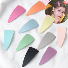 Scrub Colorful Triangle Hairgrip Women Girls Hair Clip Bobby Pin Accessories For Girls Hair Barrette Hairclip Headwear Headdress 2024 - buy cheap