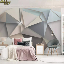 Papel pintado Mural 3D beibehang con triángulo de mármol geométrico moderno personalizado para sala de estar dormitorio TV papel pintado de pared 2024 - compra barato
