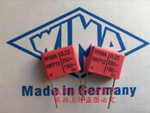 Capacitor alemão 2020, 10 peças, 20 peças, wima mkp10, 250v, 0.22uf, 250v, 224 p: 15mm, capacitor de áudio, frete grátis 2024 - compre barato