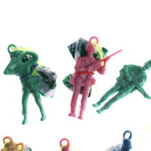 Mini paraquedas de brinquedo, paraquedas de brinquedo de mão com a figura do soldado, educacional masculino, infantil, jogos de área externa de brinquedo para crianças de 6 peças 2024 - compre barato