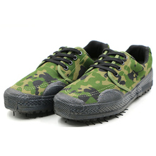 Moda masculina sapatos casuais sapatos de treinamento de camuflagem masculina maré estudantes do sexo masculino local de treinamento militar sapatos de seguro de trabalho 2024 - compre barato