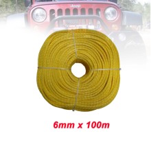 Corda de reboque para veículos atv, suv 4x4, 4wd, off-road, 6mm x 100m, frete grátis 2024 - compre barato