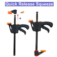 Quick Ratchet Release Speed Squeeze Wood Working Work Bar F Clamp Clip Kit Spreader Gadget Tools DIY Hand Tool 2024 - buy cheap