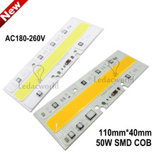 2pcs 50W 220V Floodlight COB LED Rectangle Integrated IC Light Source IP65 Warm White Cold White 2024 - buy cheap