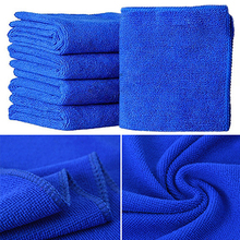 5pcs/lot Microfibre Cleaning Auto Soft Cloth Washing Cloth Towel Duster Blue Soft Absorbent Wash Cloth Car Auto Care  GHMY 2024 - buy cheap