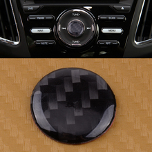 Carbon Fiber Interior Multimedia Key Button Cover Decor Control Trim Fit for Ford Focus RS ST MK3 2013 2014 2015 2016 2017 2018 2024 - buy cheap