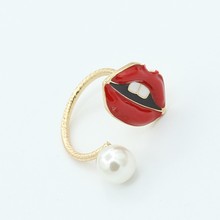 Anillos de perlas ajustables para Mujer, accesorio de joyería para dedos de fiesta, tendencia de plata, novedad 2024 - compra barato