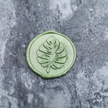 Monstera leaf Wax Seal Stamp/ tropical plant Sealing Wax Seal/wedding Wax Stamp 2024 - buy cheap