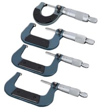 4Pcs Outside Micrometer Set 0.01mm Accuracy Machinist Tools Vernier Caliper Gauge 0-25/25-50/50-75/75-100mm Measuring Tools 2024 - buy cheap
