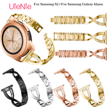 Ремешок из нержавеющей стали для Samsung Galaxy Watch 42 мм ремешок Смарт-часы браслет для Samsung Gear S2 браслет 2024 - купить недорого