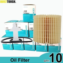 QTY 10, 04152-YZZA1 Oil Filters For Toyota Lexus RC200T GS200T GS350 IS200T NX300H NX200T Scion TC Venza Tacoma Sienna RAV4 2024 - buy cheap