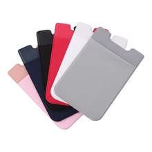 Mobile Phone Back Cards Holder Wallet Credit ID Card Pocket Adhesive Sticker 9x5.5cm 2024 - buy cheap