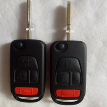 DAKATU 4 Button 3 + 1 Panic Flip Remote Key Case Shell For Benz MB ML350 ML500 ML320 ML55 AMG ML430 Keyless Entry Key Cover 2024 - buy cheap