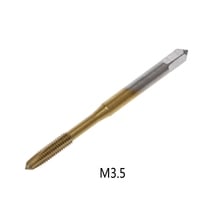 M2/M2.5/M3/M3.5/M4/M5/M6 HSS flauta métrica recta rosca tapón 2024 - compra barato