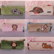 candice guo! nice plush animal cute cylinder Pencil bag cartoon lover sheep bear koala sea lion Cosmetic bag 1pc 2024 - buy cheap
