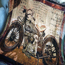 Shabby chique motocicleta algodão do vintage tapete grosso cobertor tie-dye estilo indiano cobertor capa de cama felts tapeçaria decoração primitiva 2024 - compre barato