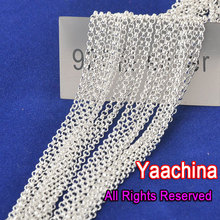 18 Inch 925 Silver Necklace  925 Silver Necklace Pearl Chains 925 Silver Cross Chains 925 Silver Jewelry 2024 - buy cheap