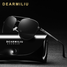 Мужские и женские солнцезащитные очки DEARMILIU, дизайнерские поляризационные очки в оправе из сплава с защитой UV400 2024 - купить недорого