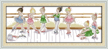 Little Ballet Girls Needlework,Baby Cross stitch,Sets Embroidery kits, Printed Patterns Counted Cross-Stitching,DIY Handmade 2024 - buy cheap