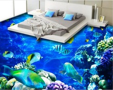 Papel de parede foto personalizada romântico 3d, piso de praia e piso de parede 3d com som estéreo 2024 - compre barato