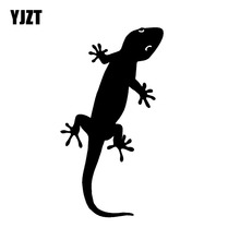 YJZT 7*12.9CM Coolest Gecko Lizard Decor Car Stickers Vinyl Accessories C12-1060 2024 - buy cheap