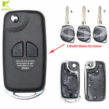 KEYECU Replacement Folding Modified Remote Shell Case 2 Button for Suzuki Grand Vitara Swift Ignis SX4 Liana 2024 - buy cheap