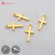 (29267)50PCS 19x9MM Gold Color Zinc Alloy Cross Charms Pendants Diy Jewelry Findings Accessories Wholesale 2024 - buy cheap