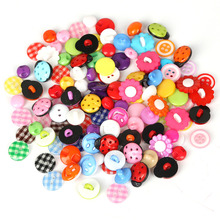 Multi Shapes 50Pcs Round 9-15mm Plastic Sewing Buttons for Scrapbooking Craft Sewing Accessories DIY Home Decor Jewelry Findings 2024 - buy cheap