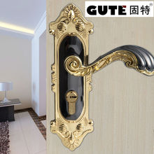 GUTE Generic Lock Brand hardware lock European-style double tongue room door luxury Handle Lever Lock For 38-50MM thickness 2024 - buy cheap