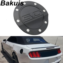 Tampa do tanque de combustível caixa gás capa para ford mustang gt 5.0 2015 2016 2017 2018 estilo do carro acessórios 2024 - compre barato