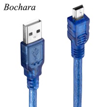 Bolea-Cable USB Mini 5P tipo A macho A Mini 5P, Cable de datos de doble blindaje (lámina + trenzada), 30cm, 50cm, 1m 2024 - compra barato