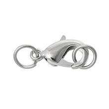 8SEASONS Copper Lobster Clasp Silver Color Open Jump Ring 19mm x 7mm,20 PCs 2024 - buy cheap