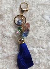 Vintage Gold Ice Tassel Tassel Crystal Beads Keychain For Keys Car DIY Bag Key Chain Handbag Couple Key Ring Jewelry Gift  A283 2024 - buy cheap