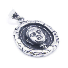 Support Dorpship New Arrival Buddha  Pendant 316L Stainless Steel Fashion Buddhism Style Pendant 2024 - buy cheap