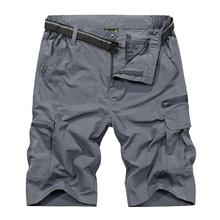 Уличные быстросохнущие походные шорты, летние спортивные рыболовные водонепроницаемые дышащие тонкие короткие брюки, тактические шорты для мужчин 4XL 2024 - купить недорого