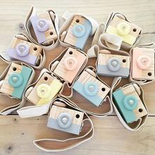 Children Wooden Camera Toys Hanging Camera Photography Decoration Children Educational Toys for kids Birthday Christmas Gifts 2024 - buy cheap