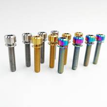 4pcs/lot Colorful M6x30mm Titanium Ti Bolt Stigma Head Hex Allen Socket Bolt Screw Bicycle Screws for Headset Socket with washer 2024 - buy cheap