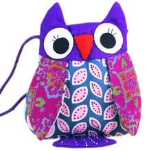 New Fashion Vintage Crossbody Bags for Women Owl Cotton Fabric Shoulder Bag Handmade Messenger Bags Cute Small Beach Bag Bolsas 2024 - buy cheap