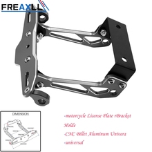 Freaxll universal suporte da placa de licença da motocicleta holde para freeride 350 144/150sx/150xc/150xc-w honda crf150f crf250l 2024 - compre barato