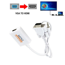 VGA Male To HDMI Output 1080P HD Audio TV AV HDTV Video Cable Converter Adapter 2024 - buy cheap