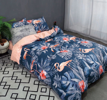 2018 Summer Cotton flamingo Bedding Sets King Single,2-3PCS Duvet Cover Set, 4PCS Set For Duvet cover Bed Sheet Pillowcase 2024 - buy cheap