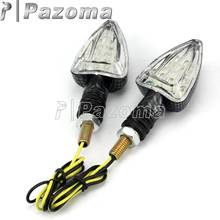 Pazoma Motorcycle LED Turn Signal Indicators for Yamaha YZF R1 R6 FZ1 600R Kawasaki ZXR ZX 6R 10R 2024 - buy cheap