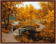 Autumn Charm picture painting by numbers diy oil painting on canvas wall pictures for living room cuadros decoracion G071 2024 - buy cheap
