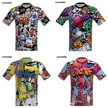 SPTGRVO LairschDan 2019 Funny Short Sleeve Breathable Motocross MX Jersey Mtb T-shirt DH Downhill Jersey Mountain Bike Clothes 2024 - buy cheap