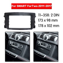 Doble Din Radio Fascia for SMART For Two Stereo Audio Panel Mount Installation Dash Kit Adjusting Frame Adapter 11-358 2024 - buy cheap