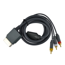 Cable óptico de alta definición para Xbox 1,8, dispositivo compuesto AV 3, RCA, HD, TV, Audio, vídeo, 360 m 2024 - compra barato