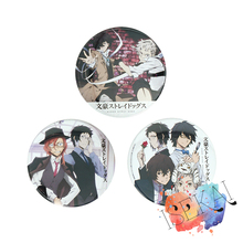 Bungo cães vadios anime de-pode emblema atsushi nakajima dazai osamu nakahara chuya chuuya emblema broche pinos 2024 - compre barato