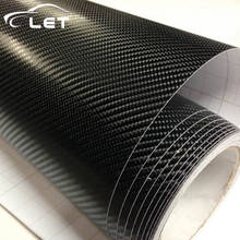 152x50cm Car Styling glossy black 4D Carbon Fiber Fibre Vinyl Film Motorcycle Car Accessories 3M Car Sticker And Decals Wrap 2024 - buy cheap