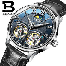 Switzerland Mechanical Men Watches Binger Role Luxury Brand Skeleton Wrist Sapphire Waterproof Watch Men Clock Male Men Watch 2024 - buy cheap